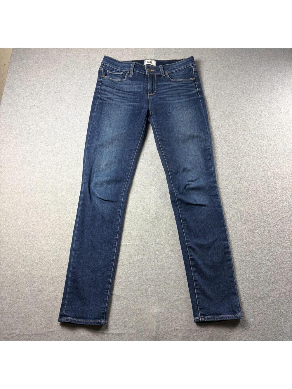 PAIGE Skyline Skinny Jeans Women’s 29 Mid Rise Stretch Denim 30x29
